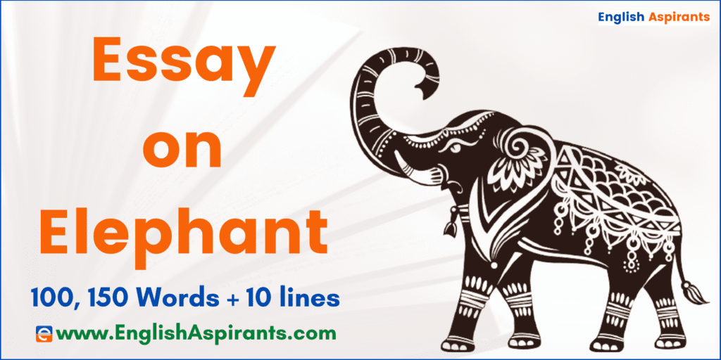 Essay on Elephant or Paragraph on Elephant