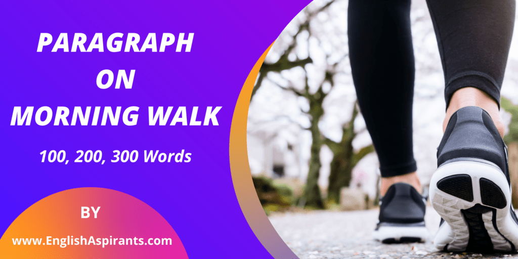 Paragraph on Morning Walk for Students