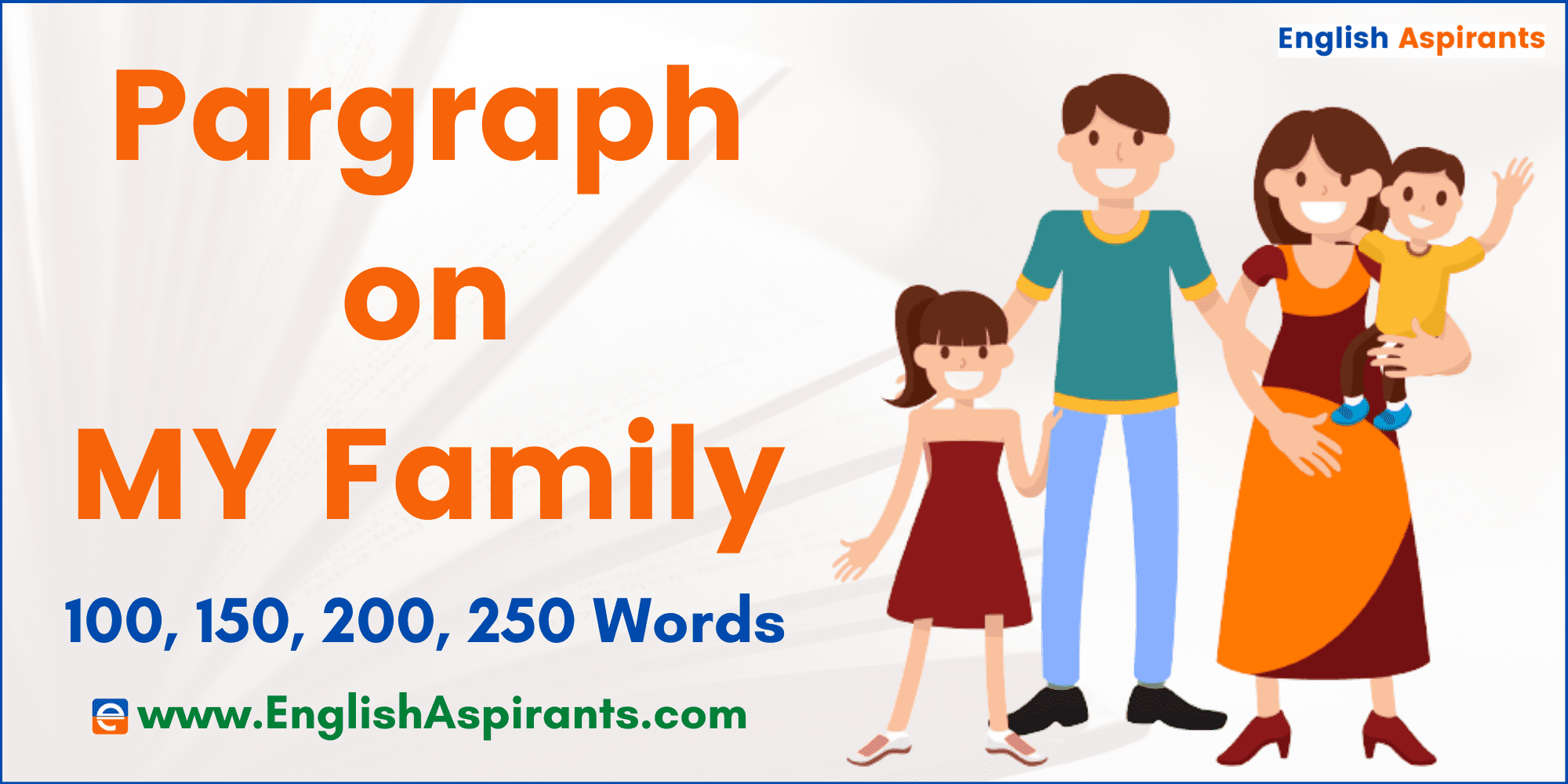 write a paragraph about your family