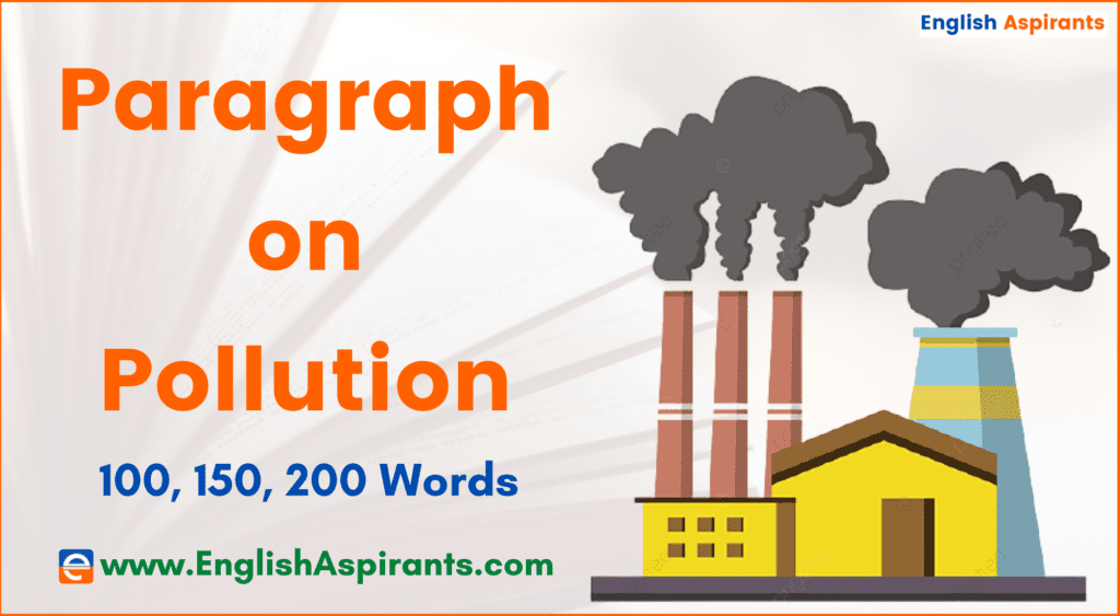 Paragraph Writing on Pollution