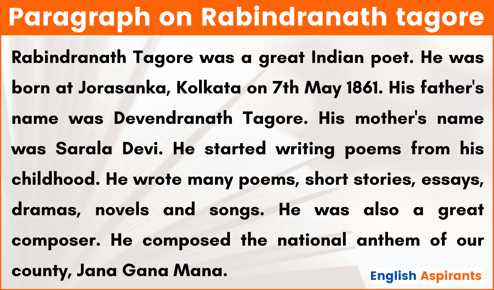 biography of rabindranath tagore in 150 words