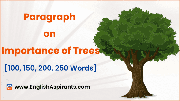 essay on importance of trees 250 words