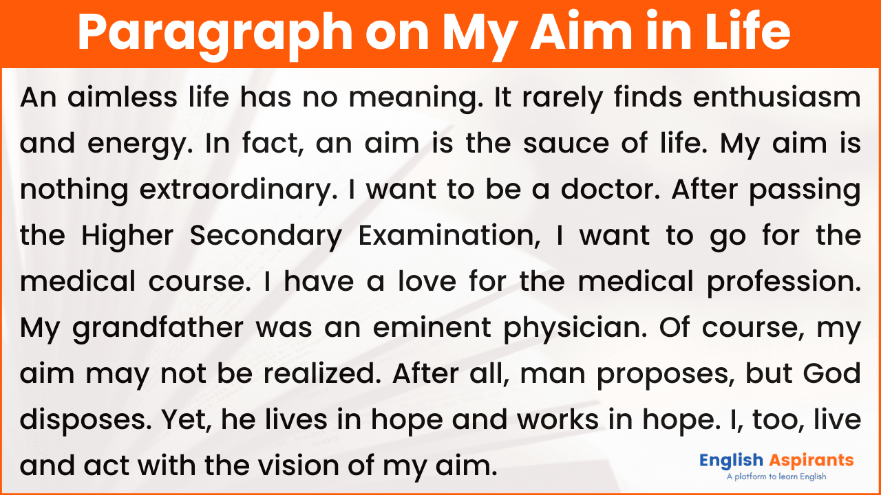 speech on my ambition to become a doctor