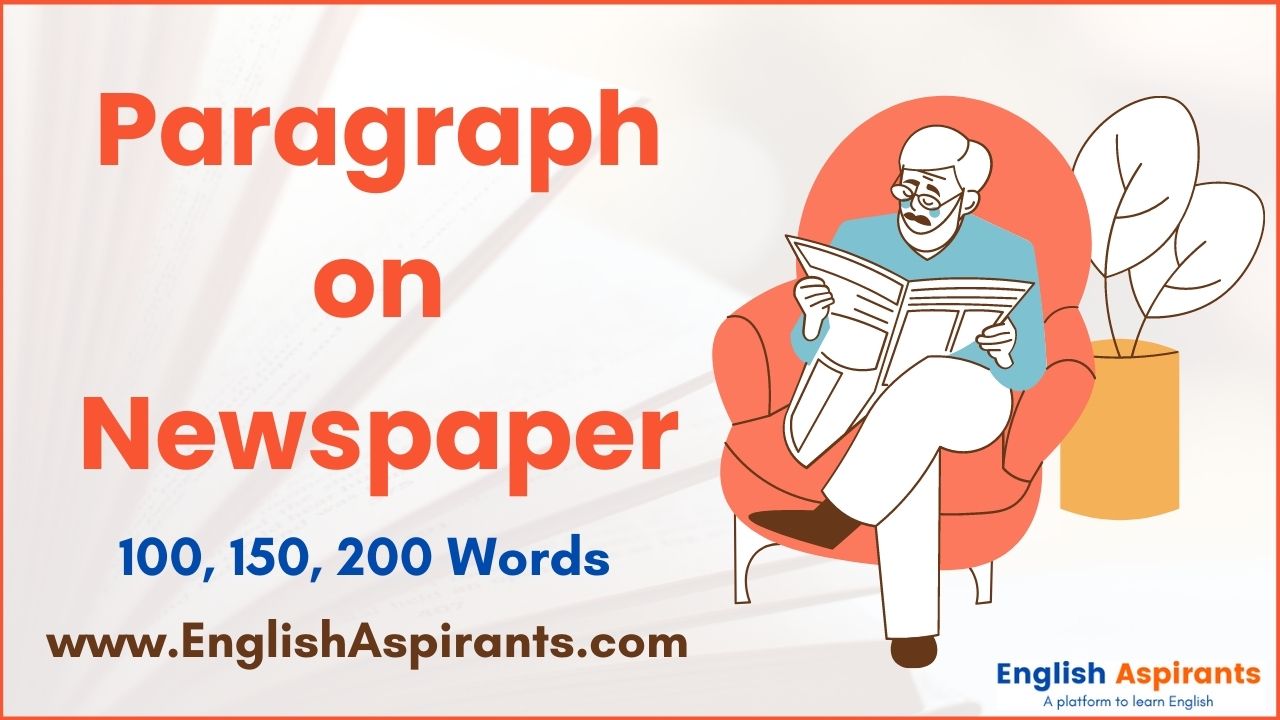 Newspaper Paragraph in English