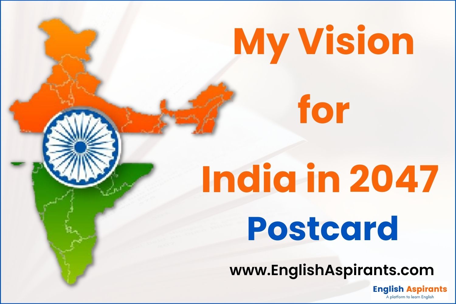 Postcard My Vision for India in 2047