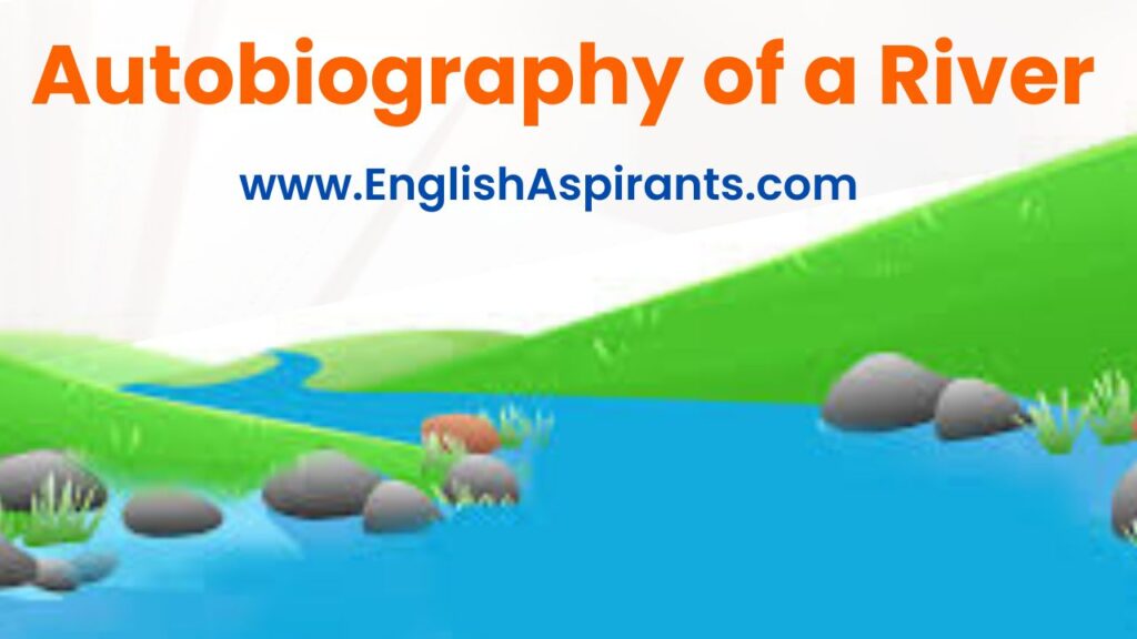 how to write autobiography of river