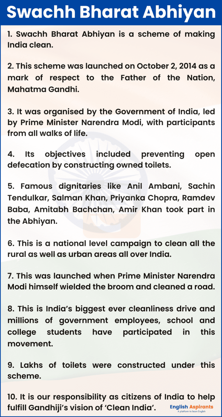 short essay swachh bharat in english