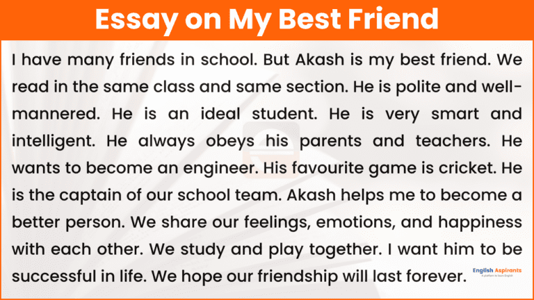 nature my friend essay in english