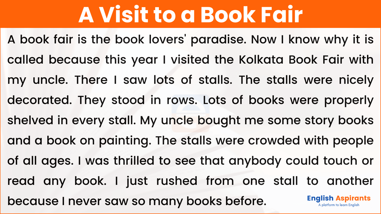 Essay on a Visit to a Book Fair