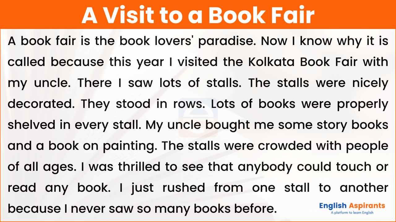 essay on a fair you visited